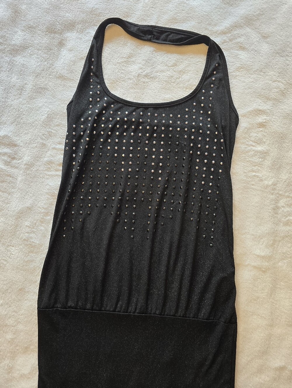 Rue21 Black Stud Detail Scoop Neck Tank